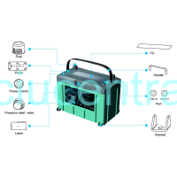 TOPBAND T-Premium 12V/100Ah LITHIUM BT IP67 akumuliatorius